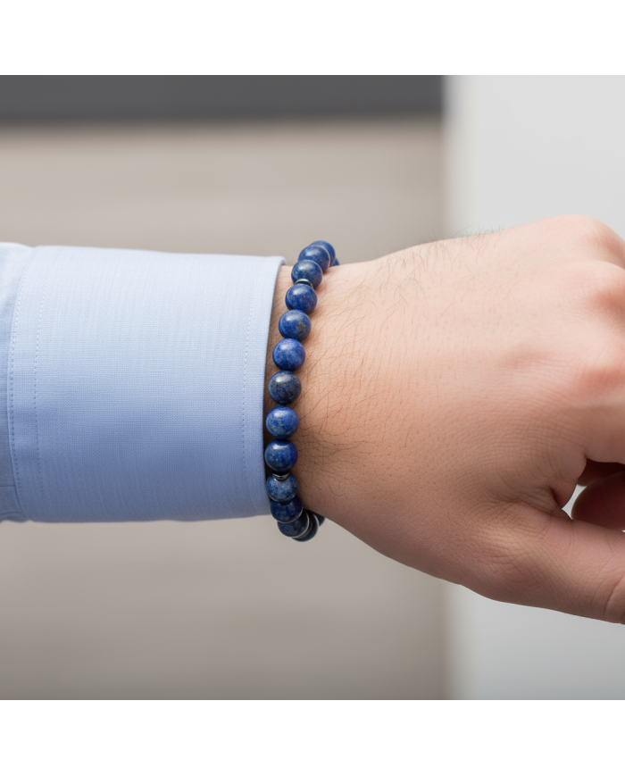 Cravate.tn | Bracelet Azur Royal en véritable pierres