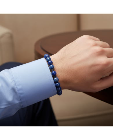 Cravate.tn | Bracelet Azur Royal en véritable pierres Cravate.tn | Bracelet Azur Royal en véritable pierres