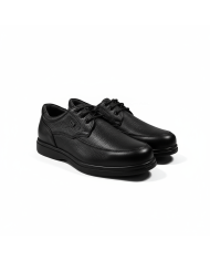 Cravate.tn | Chaussure Confort supérieur hommes avec lacets  - Noir grainé