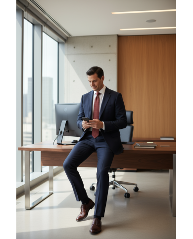 Cravate.tn | Collection Ambassadeur : Cravate rouge foncé avec motifs