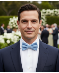 Nœud papillon bleu Ciel