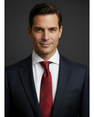 Cravate.tn | Cravate rouge avec motifs paisley