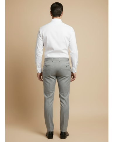 Pantalon en laine : Gris claire