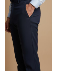 Pantalon en laine : Bleu Marine