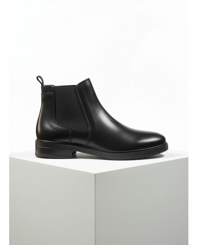 Chelsea boot en cuir : Noir