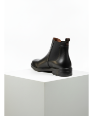Chelsea boot en cuir : Noir