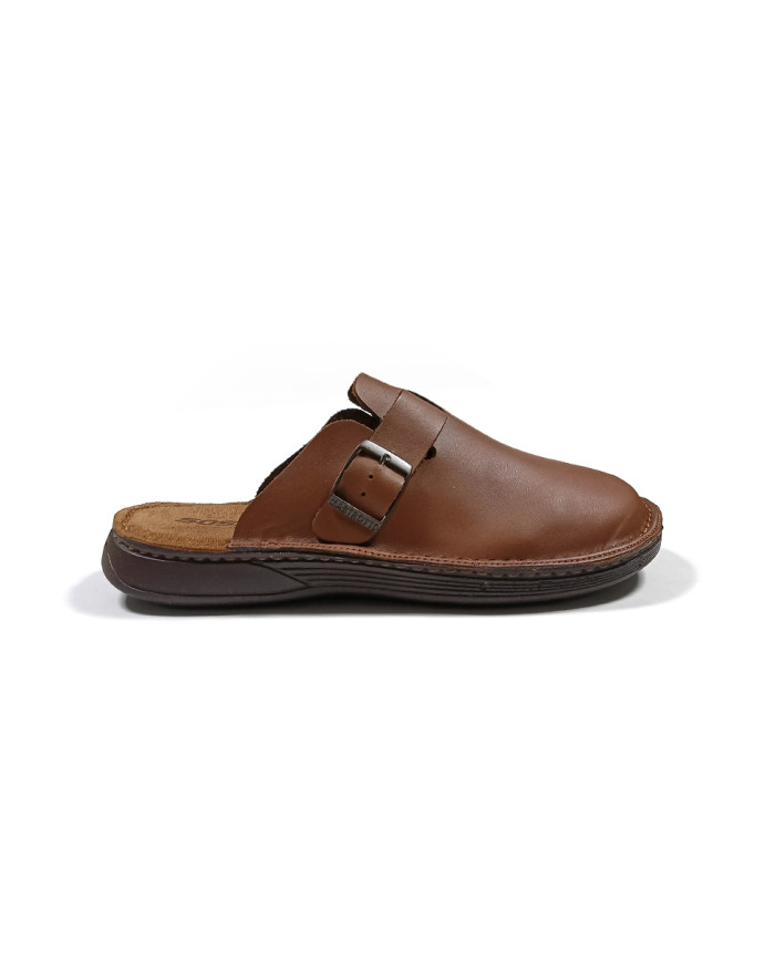 Cravate.tn | Sabot en Cuir : Camel