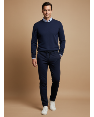 Pantalon Calvornis décontracté casual : Bleu Marine
