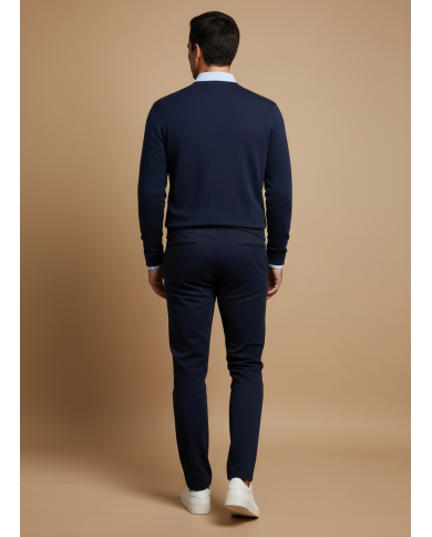Pantalon Calvornis décontracté casual : Bleu Marine