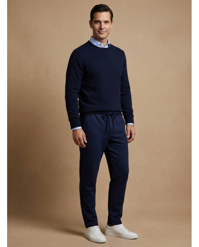 Pantalon Calvornis décontracté casual : Bleu Marine