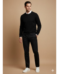 Pantalon Calvornis décontracté casual : Noir