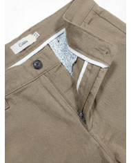 Pantalon Maco homme Beige Kaki texturé