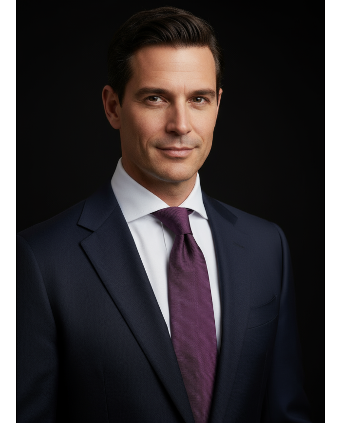 Cravate.tn | Cravate aubergine faux uni