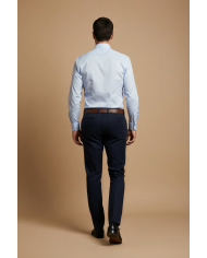 Pantalon en laine : Bleu Marine