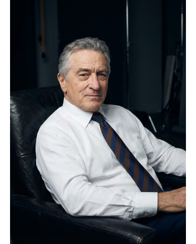 Cravate.tn | De Niro Collection : Cravate Club Bleu marine et marron