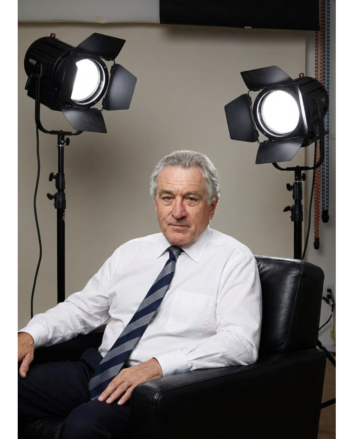 Cravate.tn | De Niro Collection : Cravate Club Bleu marine et gris argent