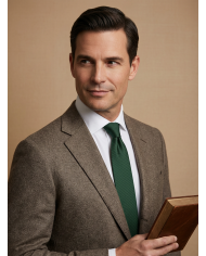 Cravate Verte  - Touche de couleur élégante