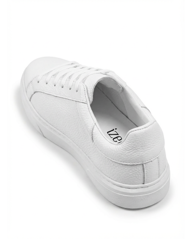 Cravate.tn | Sneakers Cuir noir crispé - Izem