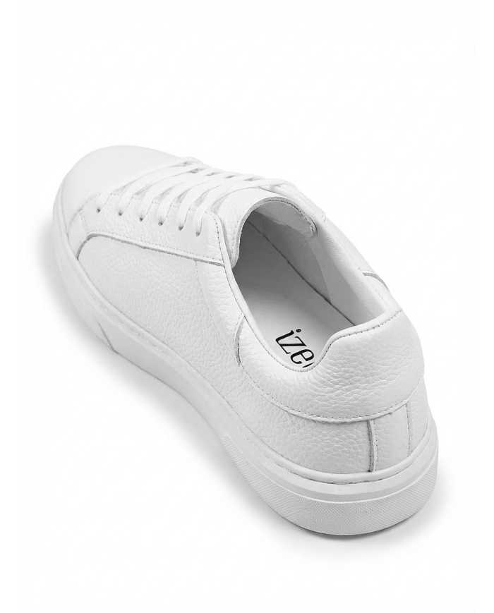 Cravate.tn | Sneakers Cuir noir crispé - Izem