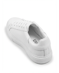 Cravate.tn | Sneakers Cuir noir crispé - Izem