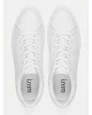 Cravate.tn | Sneakers Cuir noir crispé - Izem