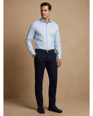 Pantalon Maco Bleu nuit texturé