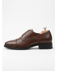 Cravate.tn | Chaussures oxford classique en marron chocolat