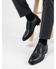 Cravate.tn | Chaussures oxford classique en noir