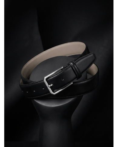 Cravate.tn | Ceinture Cuir : noire