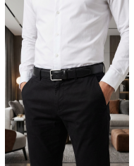 Cravate.tn | Ceinture Cuir : noire