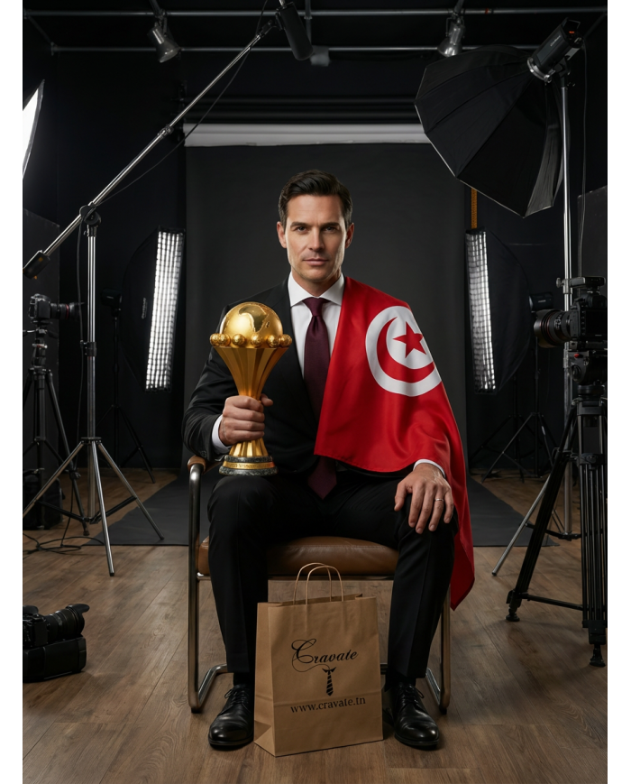 Offre spéciale CAN 2025:  4 cravates unies