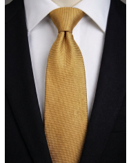 Cravate.tn | Cravate Jaune faux uni