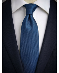 Cravate.tn | Cravate Bleu ocean Faux Uni