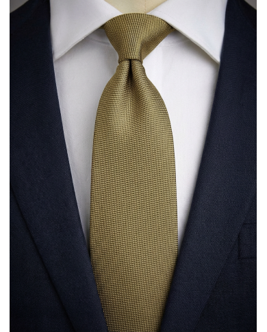 Cravate.tn | Cravate beige granola faux uni
