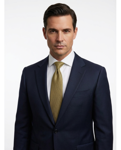 Cravate.tn | Cravate beige granola faux uni