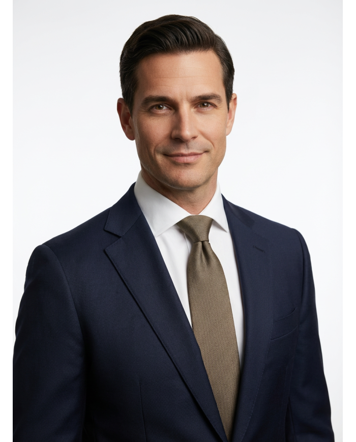 Cravate.tn | Cravate beige kaki faux uni