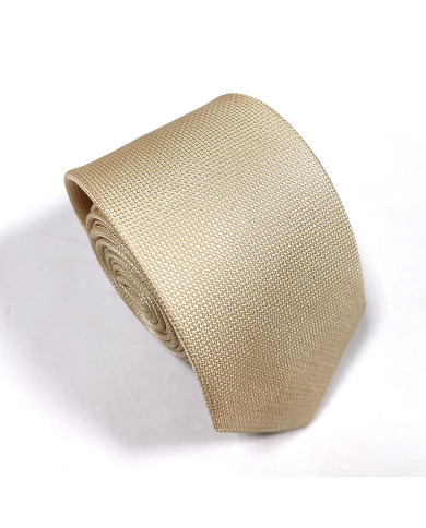 Cravate.tn | Cravate champagne uni