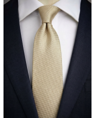 Cravate.tn | Cravate champagne uni