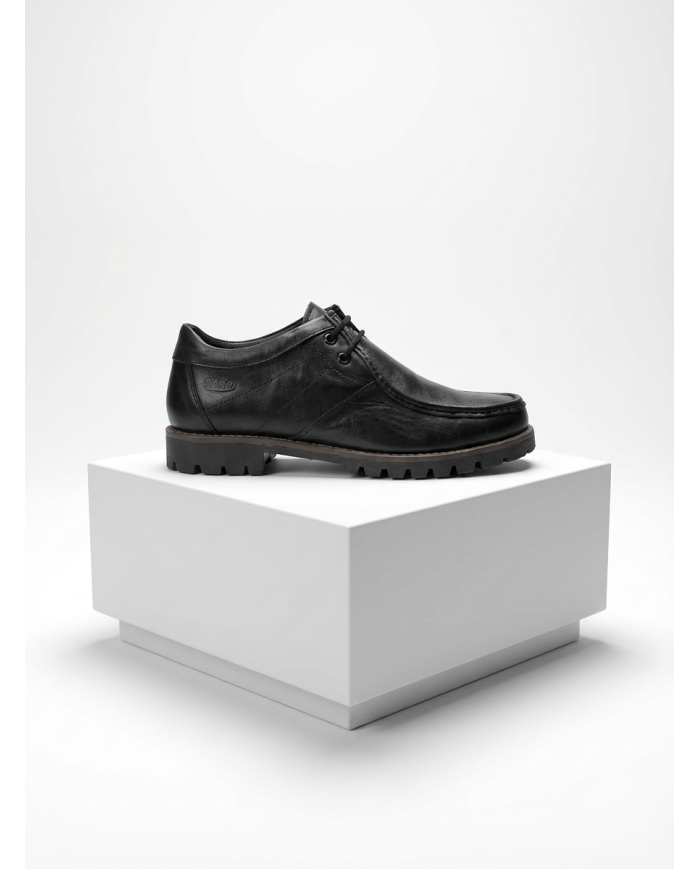 Cravate.tn | Chaussures Décontractées en cuir - Noir