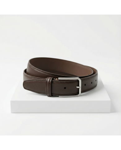 Cravate.tn | Ceinture Cuir : marron  (Grande taille)