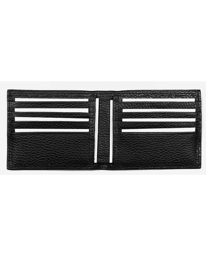 Coffret ceinture et portefeuille noir : 100% Cuir