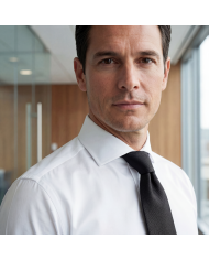 Coffret ceinture et portefeuille en cuir grainé : marron